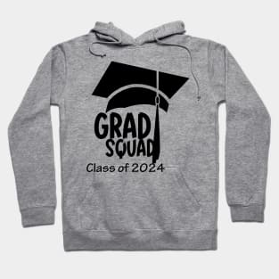 Grad Squad, Class of 2024, Graduation design Hoodie